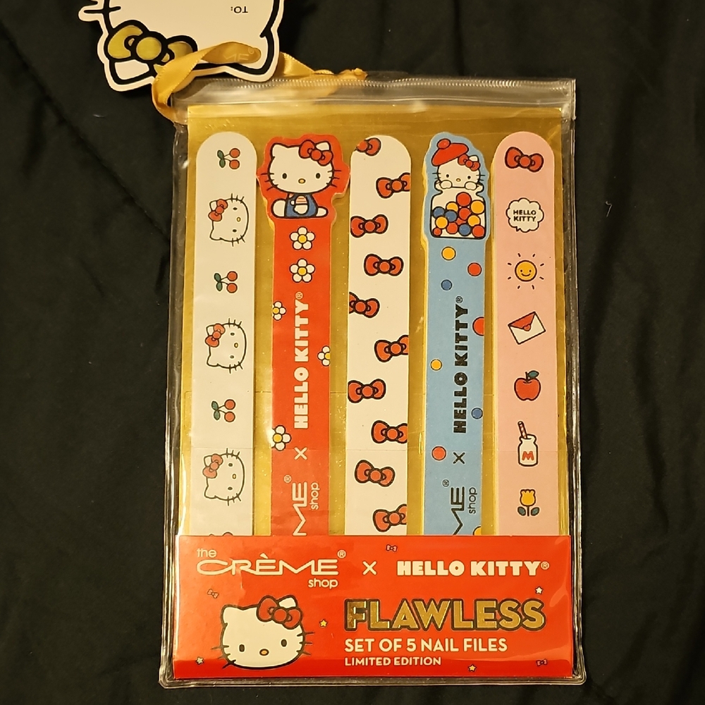 Hello Kitty Nail Files Set - Red, Pink, Blue